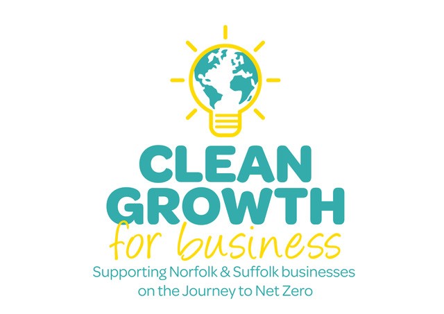 Clean Growth for Business logo with strapline