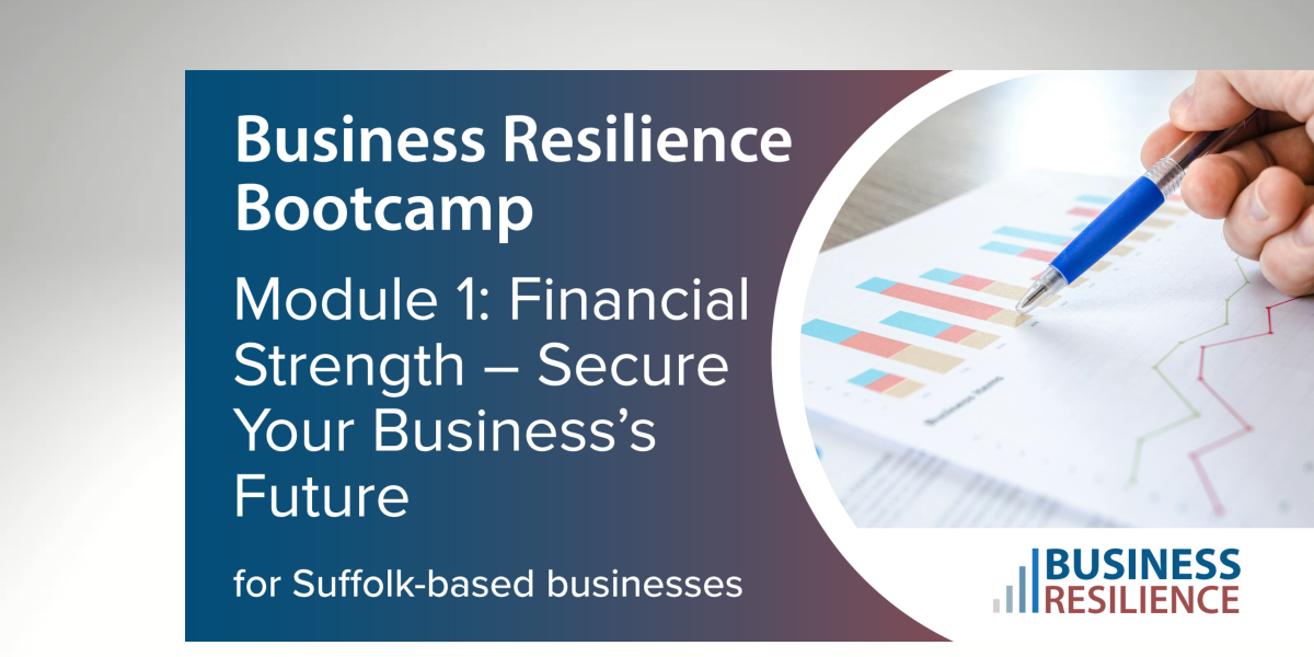 Business graph with pen shown on paper with title of workshop showing also