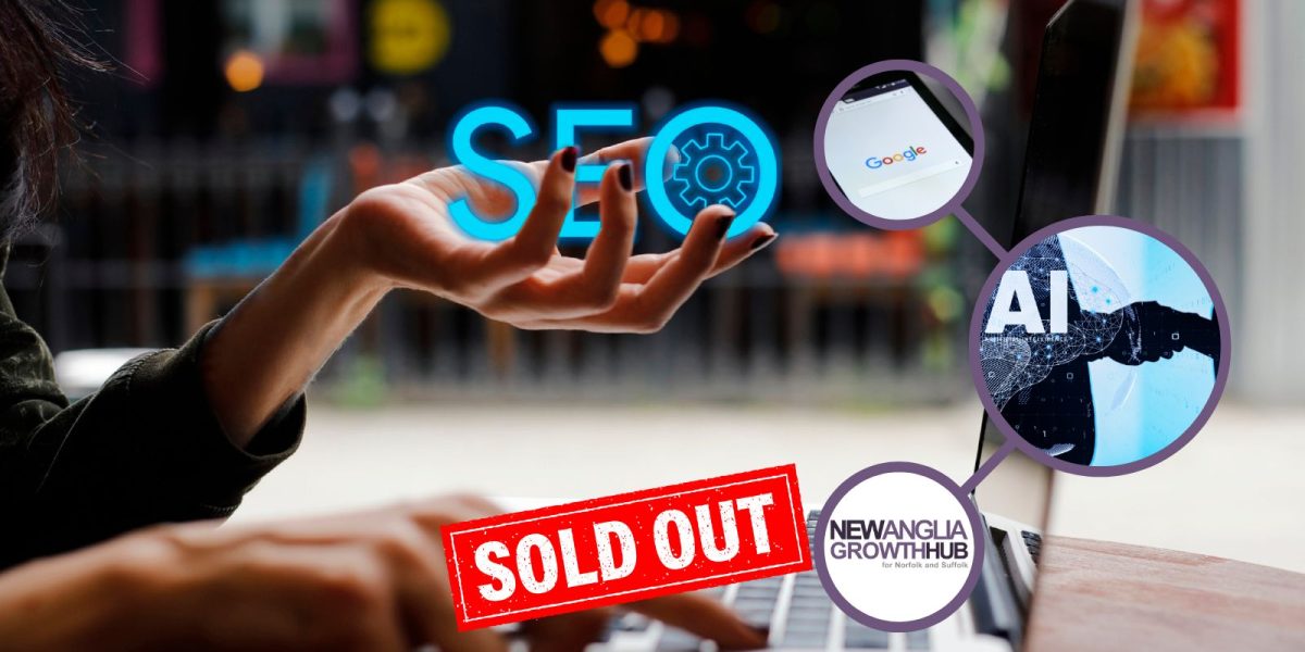 SEO icon heald in human hand