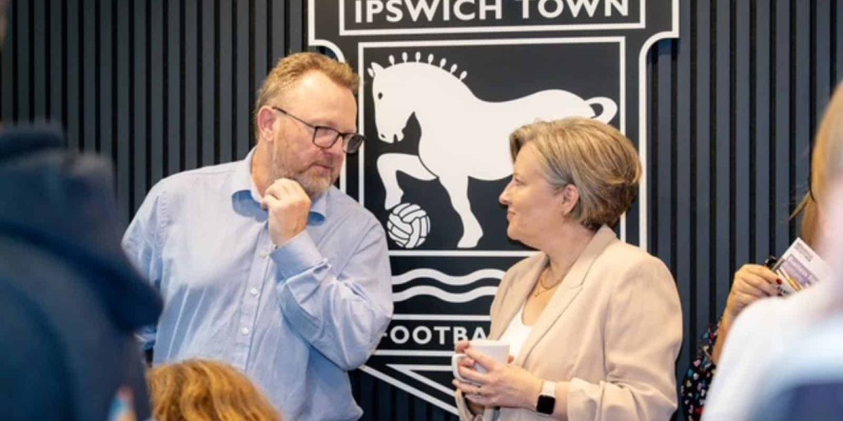 Suffolk networkers at Ipswich Town Football club