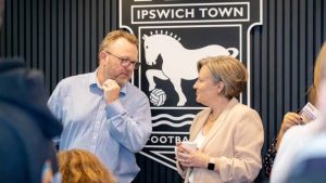 Suffolk networkers at Ipswich Town Football club