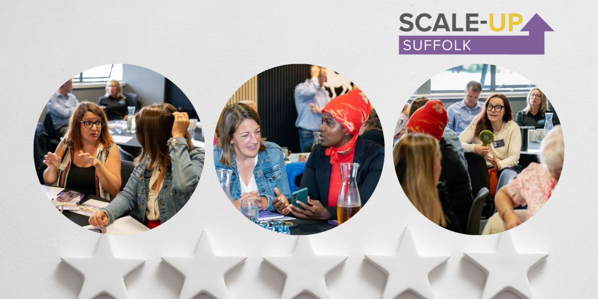 Suffolk clients at event pictured networking in Ipswich