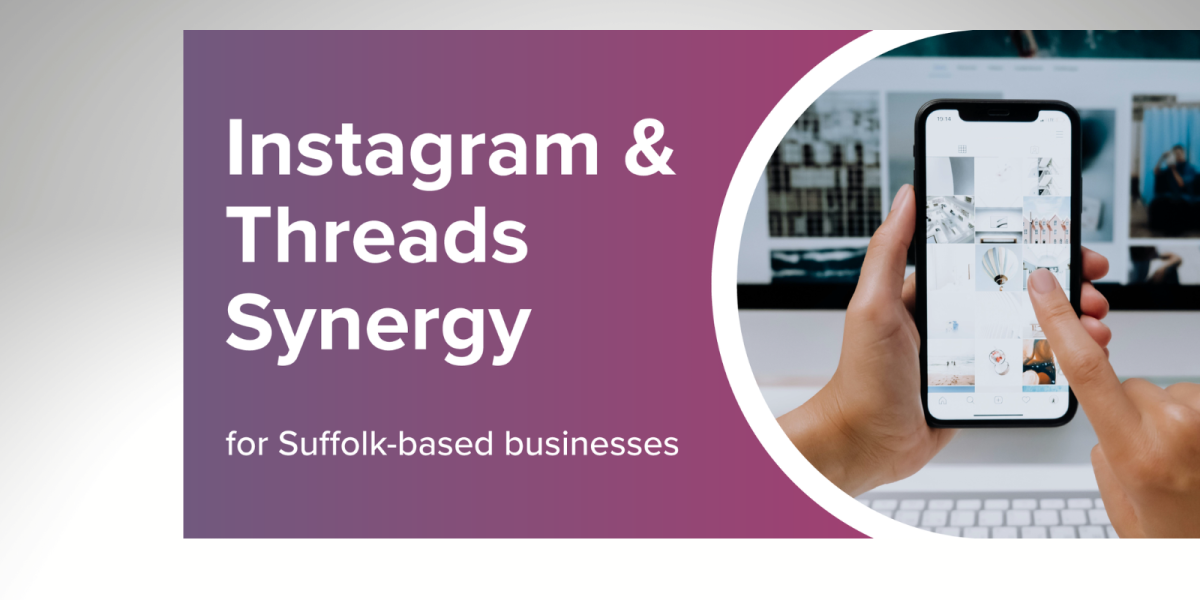 Phone held with icons for social media on screen