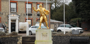 Thomas Paine Statue in Thetford